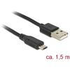 Delock cable USB micro AM-MBM5P 2.0 + LED charging status 1.5M