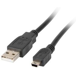 Lanberg cable USB 2.0 mini AM-BM5P 30cm black