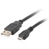Lanberg cable USB 2.0 micro AM-MBM5P 30cm black