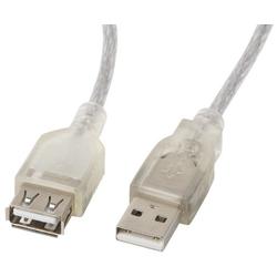 Lanberg extension cable USB 2.0 AM-AF with ferrite 1.8m