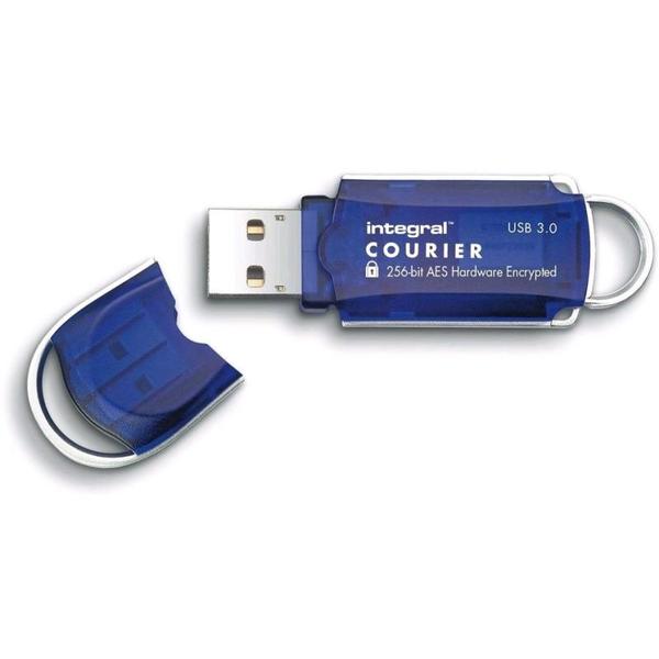 Flashdrive Integral Courier 16GB USB3.0 FIPS 197 AES 256-bit hardware encryption
