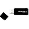 Integral Flashdrive Black 128GB USB 2.0 with removable cap