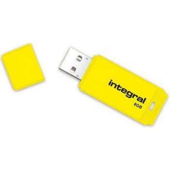 Integral USB Flash Drive NEON 8GB USB 2.0 - Yellow