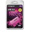 Integral USB Flash Drive Neon 32GB USB 3.0 - Pink