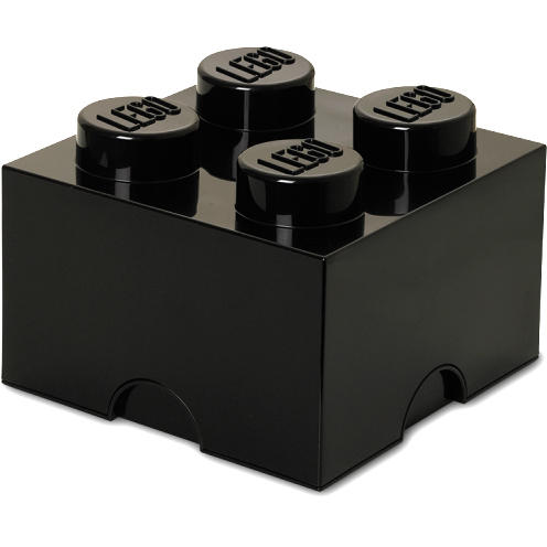 LEGO® Cutie depozitare LEGO 2x2 negru (40031733)