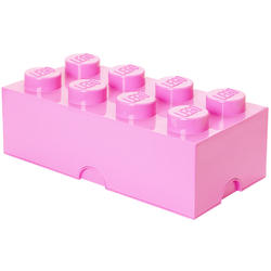 Cutie depozitare LEGO 2x4 roz deschis (40041738)