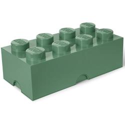 Cutie depozitare LEGO 2x4 verde masliniu (40041747)