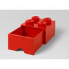 LEGO® Cutie depozitare LEGO 2x2 cu sertar, rosu (40051730)