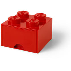 Cutie depozitare LEGO 2x2 cu sertar, rosu (40051730)