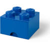 LEGO® Cutie depozitare LEGO 2x2 cu sertar, albastru (40051731)