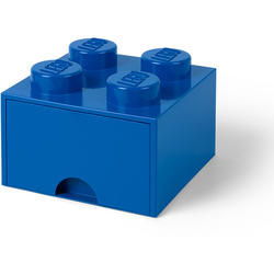 Cutie depozitare LEGO 2x2 cu sertar, albastru (40051731)