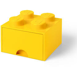 Cutie depozitare LEGO 2x2 cu sertar, galben (40051732)