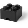 LEGO® Cutie depozitare LEGO 2x2 cu sertar, negru (40051733)