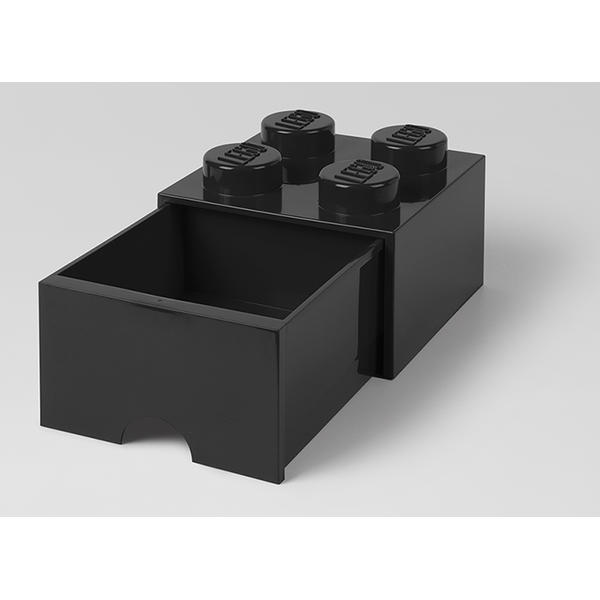 LEGO® Cutie depozitare LEGO 2x2 cu sertar, negru (40051733)