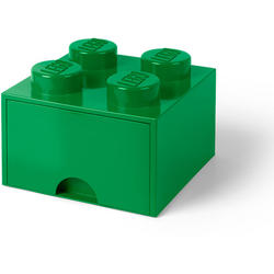 Cutie depozitare LEGO 2x2 cu sertar, verde (40051734)