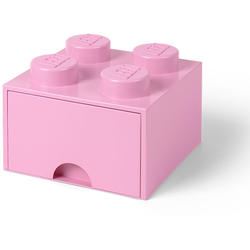 Cutie depozitare LEGO 2x2 cu sertar, roz (40051738)