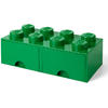 LEGO® Cutie depozitare LEGO 2x4 cu sertare, verde (40061734)