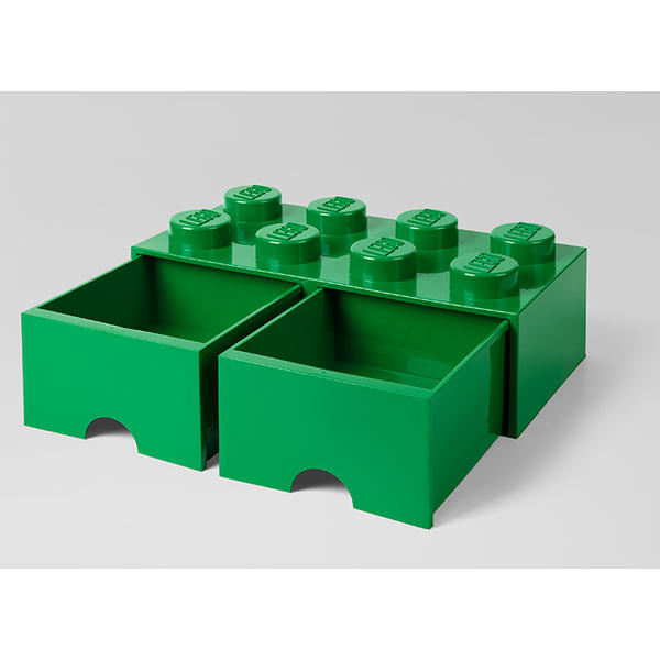 LEGO® Cutie depozitare LEGO 2x4 cu sertare, verde (40061734)