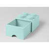 LEGO® Cutie depozitare LEGO 2x2 cu sertar, aqua (40051742)