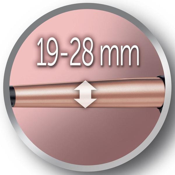 Ondulator Remington Keratin Protect Ci83v6, Invelis Ceramic Cu Cheratina Si Ulei De Migdale, 210 Grade, 19-28 Mm, Gri/Aramiu