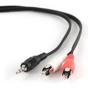 Cablu audio Gembird JACK 3.5mm / 2 x RCA, 0.20m