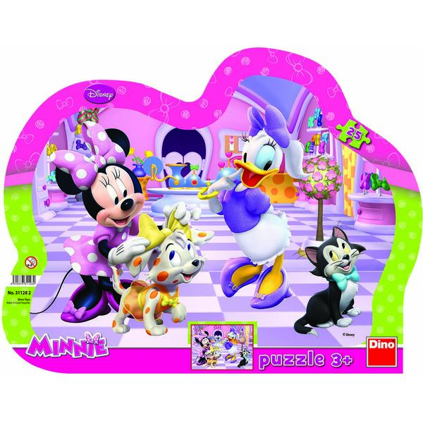 Dino Puzzle cu rama - Minnie si Daisy (25 piese)