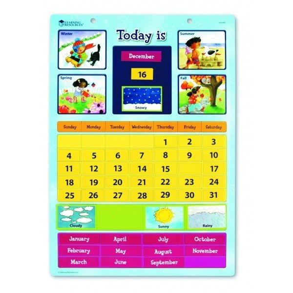 Learning Resources Calendar educativ magnetic