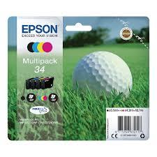 Golf ball Multipack Epson 4-colours 34 DURABrite Ultra | 18,7 ml