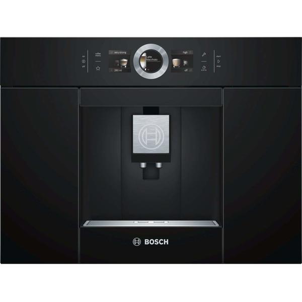 Espressor incorporabil Bosch CTL636EB6, 1600 W, 19 bar, Display TFT, Negru