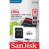 SanDisk Ultra microSDHC UHS-I Card, cu adaptor, 16GB