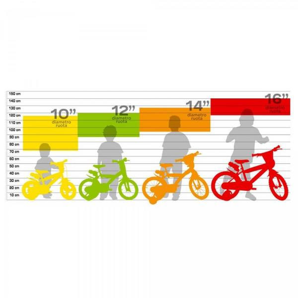 DINO BIKES Bicicleta copii 10'' - EROII IN PIJAMA