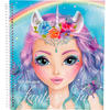 Create your Fantasy Face - Carte de colorat Depesche PT5298