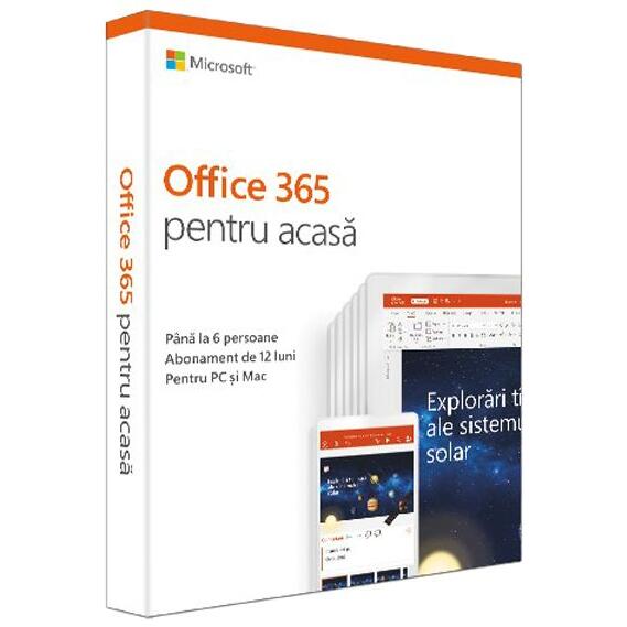 Microsoft Office 365 Home English 2019 EuroZone Subscr 1YR Medialess P4
