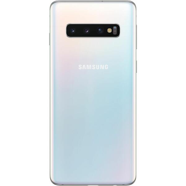 Telefon Samsung Galaxy S10, Dual SIM, 128GB, 8GB RAM, 4G, Prism White