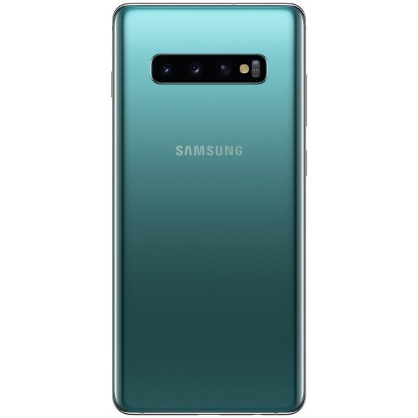 Telefon Samsung Galaxy S10+, Dual SIM, 128GB, 8GB RAM, 4G, Verde