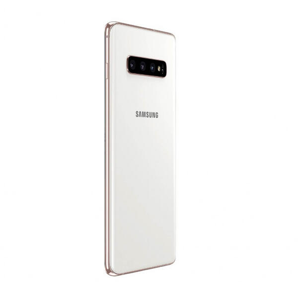 Telefon Samsung Galaxy S10+, Dual SIM, 1TB, 12GB RAM, 4G, Alb