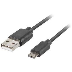 Lanberg cable Quick Charge 3.0, USB Micro-B(M)->A(M) 3M Black