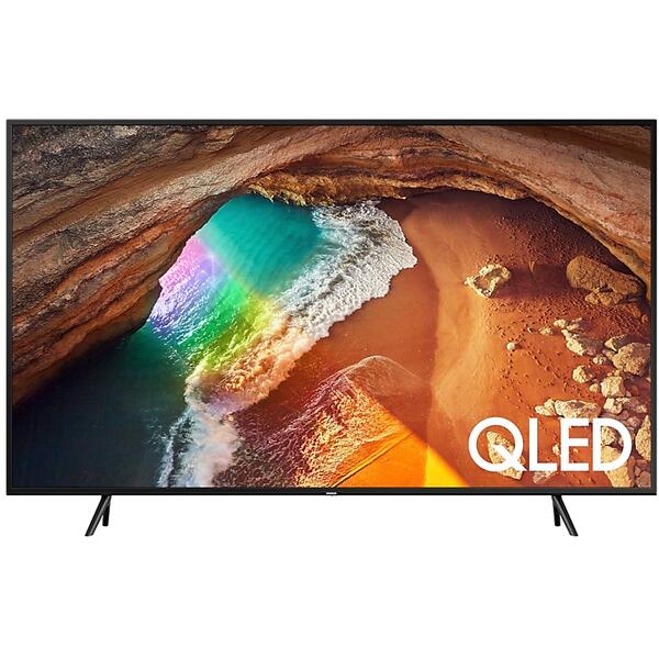 Televizor Samsung QLED Seria 6 QE49Q60RA, 125 cm, Smart, Ultra HD, HDR10+, Negru
