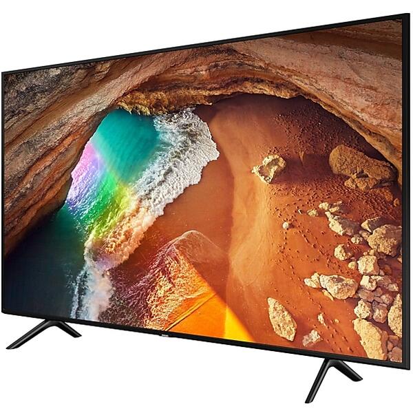 Televizor Samsung QLED Seria 6 QE49Q60RA, 125 cm, Smart, Ultra HD, HDR10+, Negru