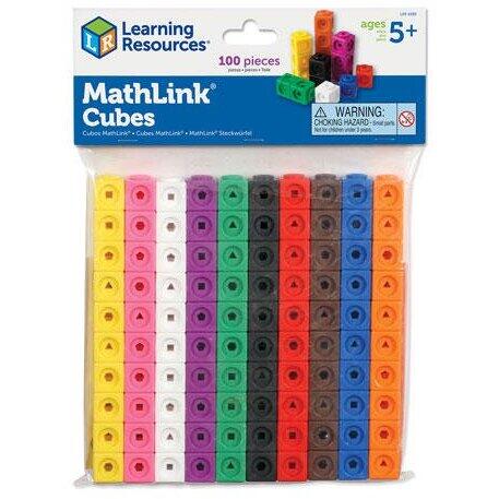 Learning Resources Set de constructie - MathLink (100 piese)