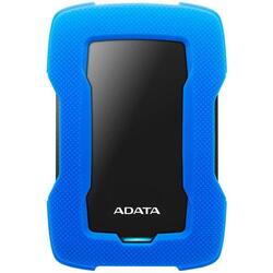 HDD Extern ADATA Durable HD330 2TB, Shock Sensor, 2.5", USB 3.1, Albastru