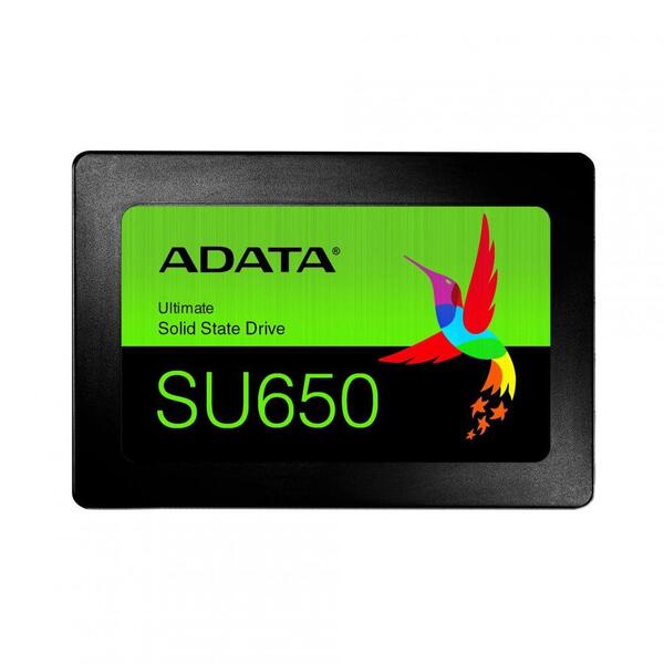 SSD ADATA 2.5″ SATA3 960GB Ultimate SU650 3D TLC NAND R/W up to 520/450MB/s