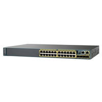 Cisco Catalyst 2960-X 24 Gige Poe 370w, 2 X 10g Sfp+, Lan Base