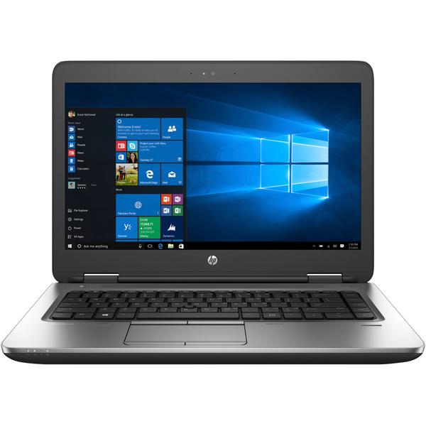 Laptop HP ProBook 640 G3 cu procesor Intel® Core™ i5-7200U 2.50 GHz, Kaby Lake, 14", Full HD, 8GB, 256GB SSD, DVD-RW, Intel HD Graphics 620, FingerPrint Reader, Microsoft Windows 10 Pro, Black