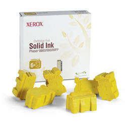 Batoane cerneala solida Xerox 6 galbene | 14000 pag | Phaser 8860