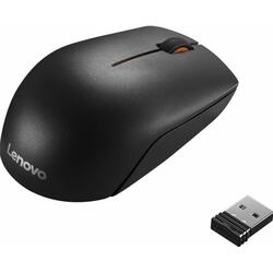 Mouse Wireless Optic Lenovo 300, 1000 DPI (Negru)