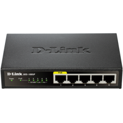 D-Link Switch Desktop 5 Porturi Fast Ethernet Poe, 1 Poe Port Max. 15.4 W