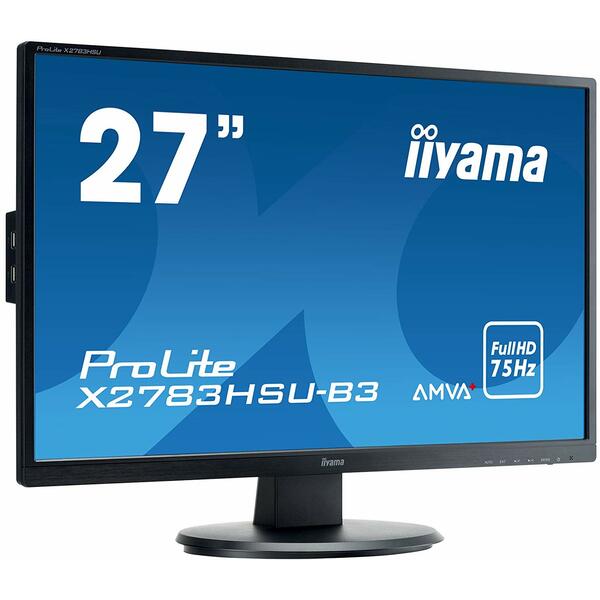 Monitor LED IIYAMA PROLITE X2783HSU 27'"FHD, AMVA+, HDMI, USB, BOXE