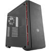 Carcasa Cooler Master Masterbox Mb600l W/Odd, Window Version, Mid-Tower, Atx, 1* 120mm Fan (Incluse), I/O Panel, Black&Amp;Red "Mcb-B600l-Ka5n-S00"