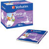 Verbatim Dvd+R 4.7gb, 16x, Jewel Case, Printabil, 10 Bucati